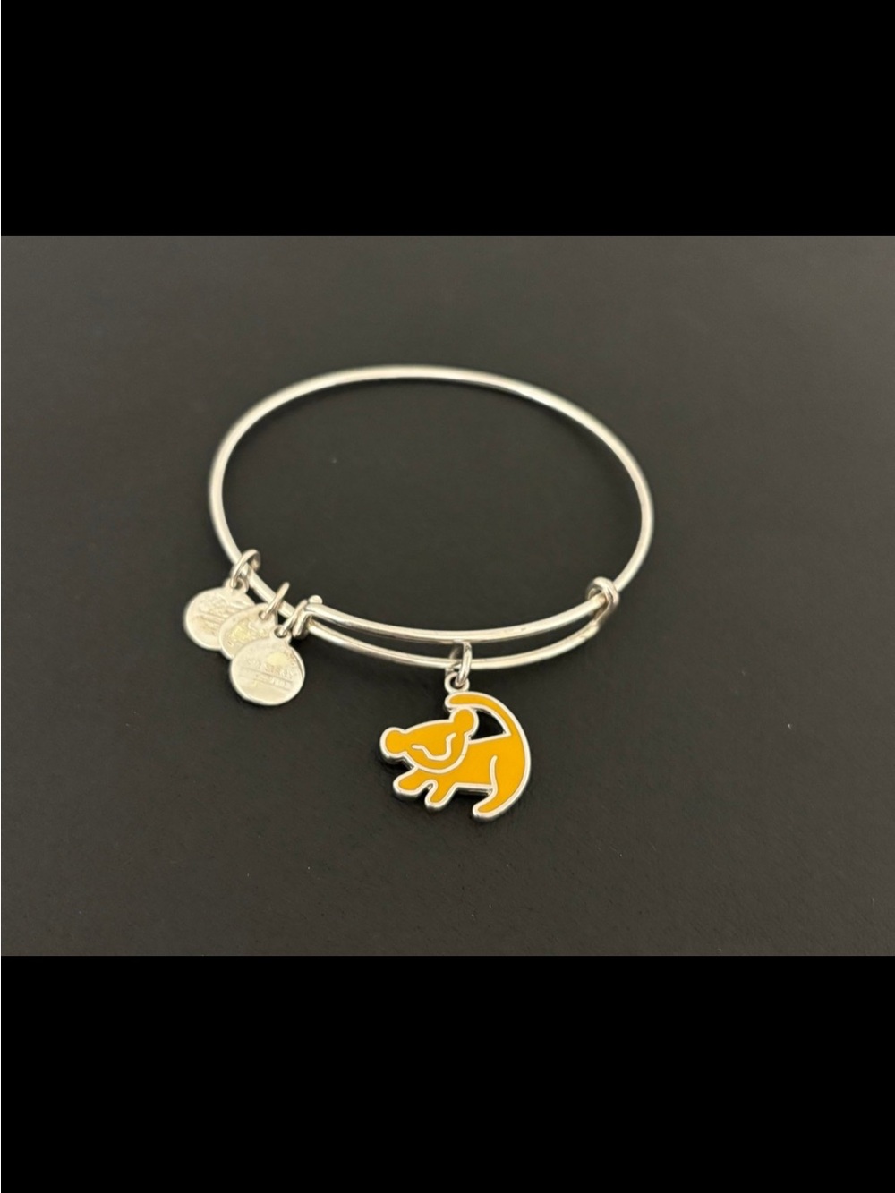 Alex and Ani Bracelet, Disney Parks Exclusive Lion King Simba Charm Bangle #505
